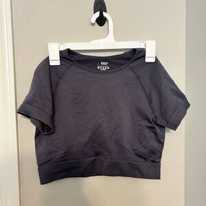 Women's Black Crop Top